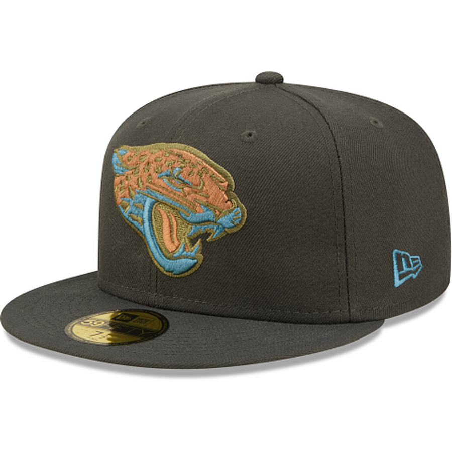 New Era Jacksonville Jaguars Color Pack Steel 2022 59FIFTY Fitted Hat