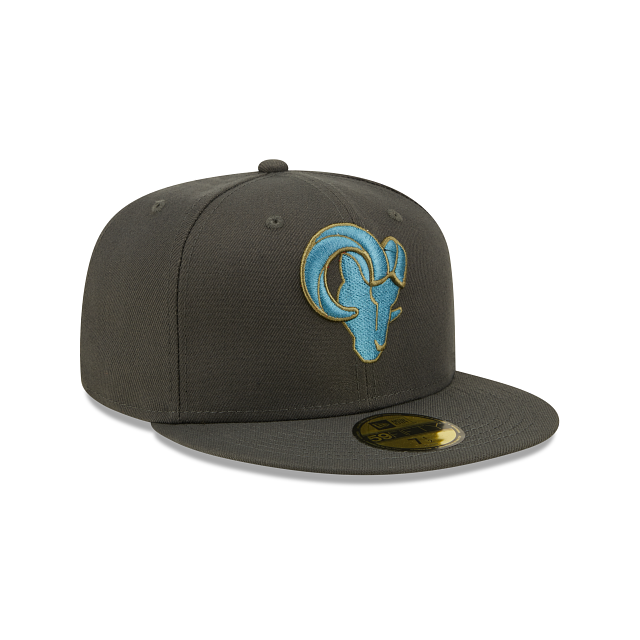 New Era Los Angeles Rams Color Pack Steel 2022 59FIFTY Fitted Hat