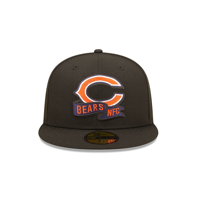 New Era Chicago Bears 2022 Sideline Black 59FIFTY Fitted Hat
