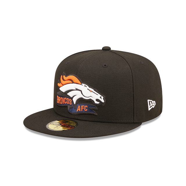New Era Denver Broncos 2022 Sideline Black 59FIFTY Fitted Hat