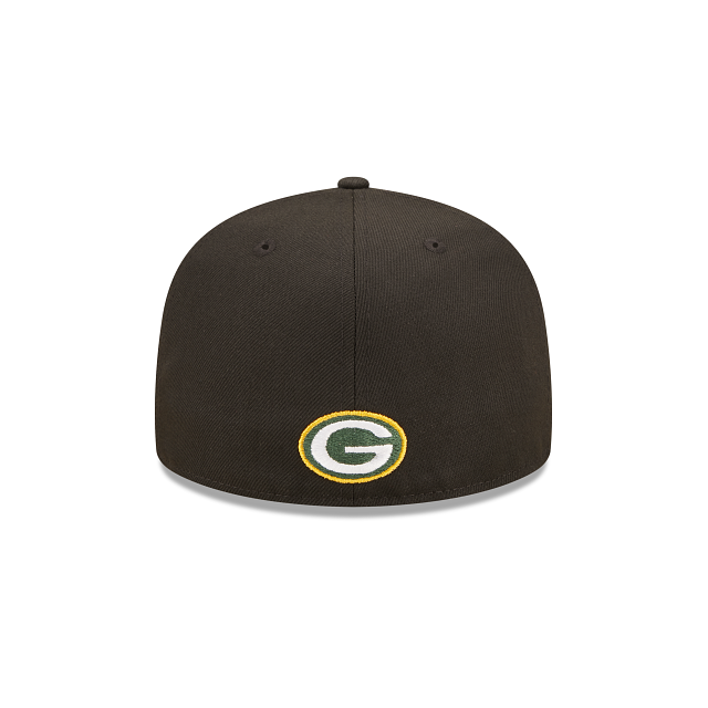 New Era Green Bay Packers 2022 Sideline Black 59FIFTY Fitted Hat