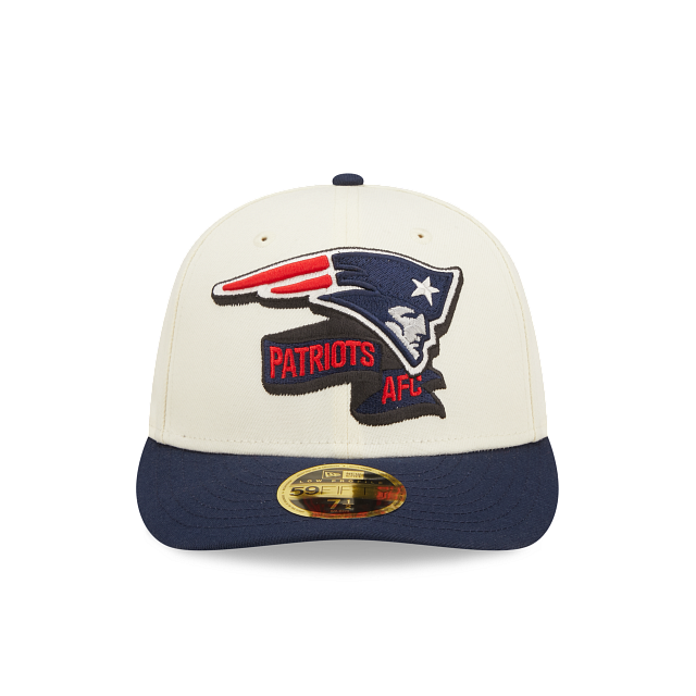 New Era New England Patriots 2022 Sideline Low Profile 59FIFTY Fitted Hat