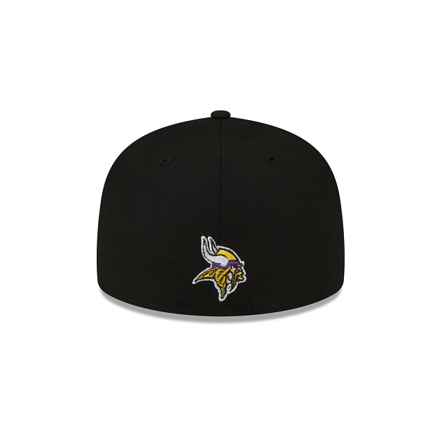 New Era Minnesota Vikings 2022 Sideline Black 59FIFTY Fitted Hat