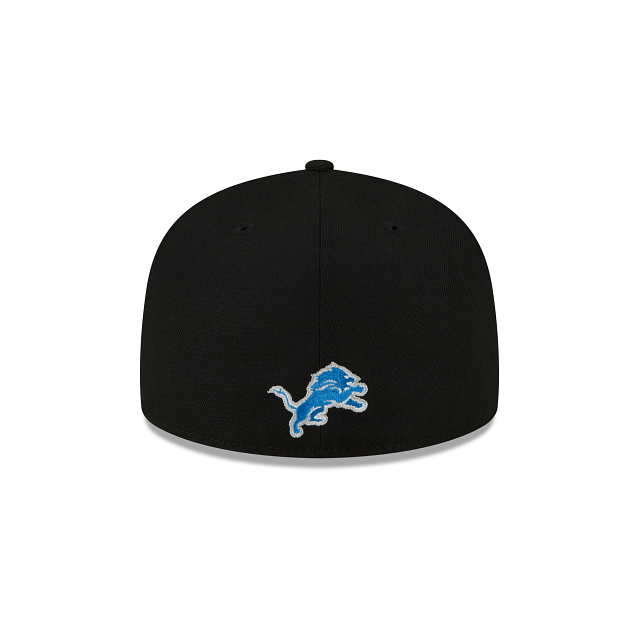 New Era Detroit Lions 2022 Sideline Black 59FIFTY Fitted Hat