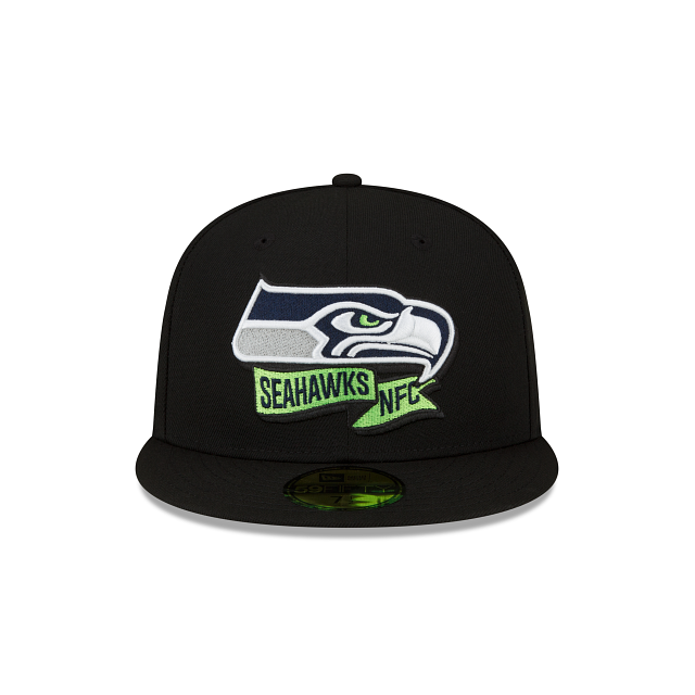 New Era Seattle Seahawks 2022 Sideline Black 59FIFTY Fitted Hat