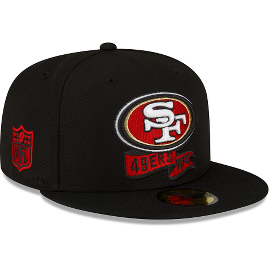 New Era San Francisco 49ers 2022 Sideline Black 59FIFTY Fitted Hat