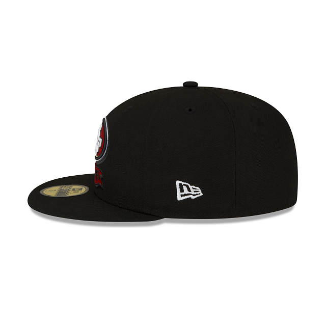 New Era San Francisco 49ers 2022 Sideline Black 59FIFTY Fitted Hat