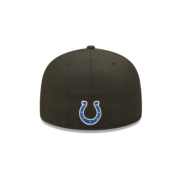 New Era Indianapolis Colts 2022 Sideline Black 59FIFTY Fitted Hat