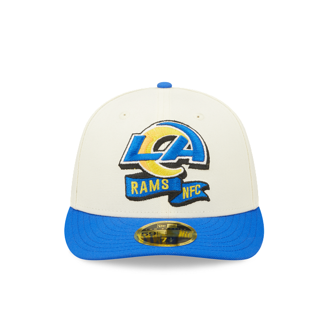 New Era Los Angeles Rams 2022 Sideline Low Profile 59FIFTY Fitted Hat