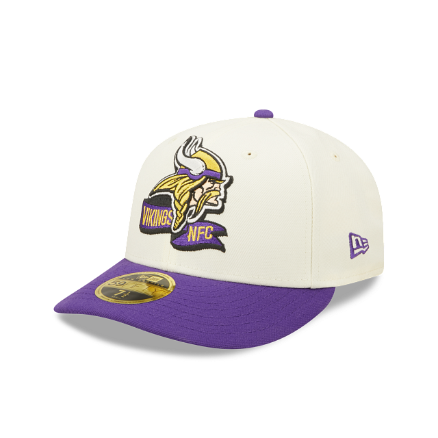 New Era Minnesota Vikings 2022 Sideline Low Profile 59FIFTY Fitted Hat