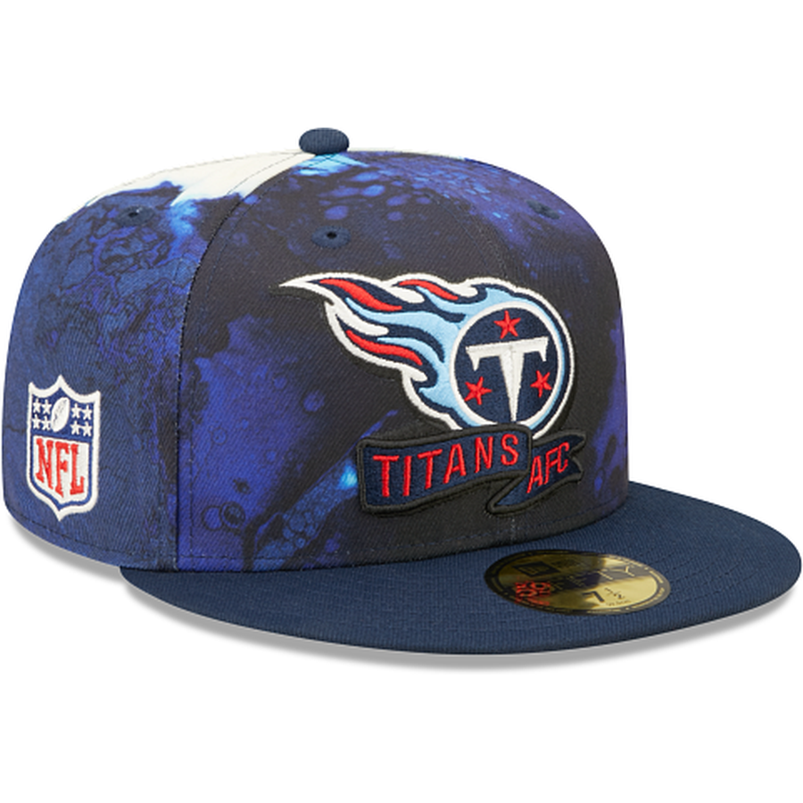 New Era Tennessee Titans 2022 Sideline Ink Dye 59FIFTY Fitted Hat