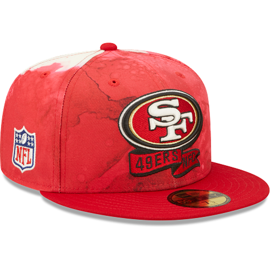 New Era San Francisco 49Ers 2022 Sideline Ink Dye 59FIFTY Fitted Hat