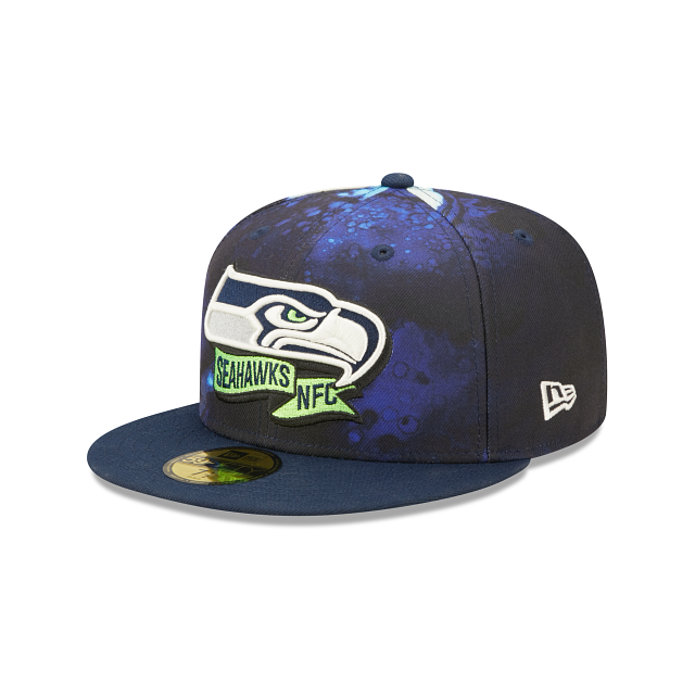 New Era Seattle Seahawks 2022 Sideline Ink Dye 59FIFTY Fitted Hat