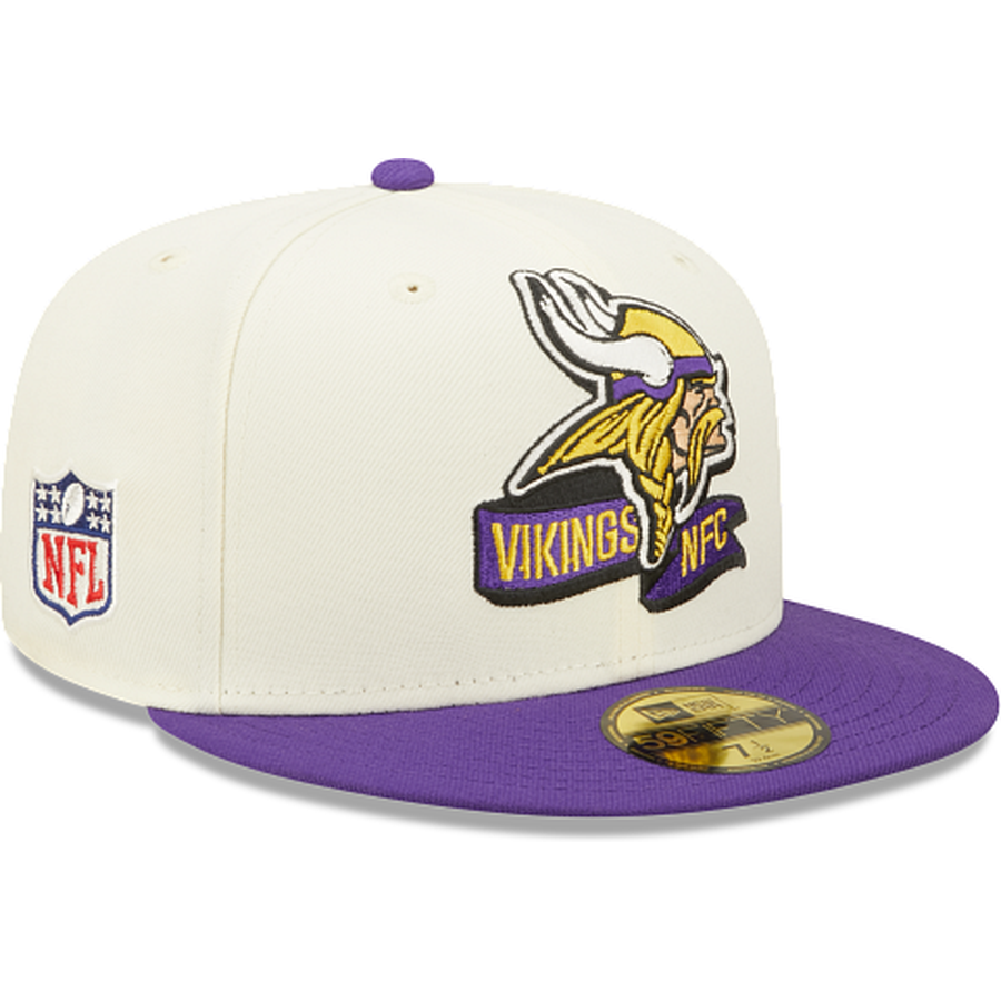 New Era Minnesota Vikings 2022 Sideline 59FIFTY Fitted Hat