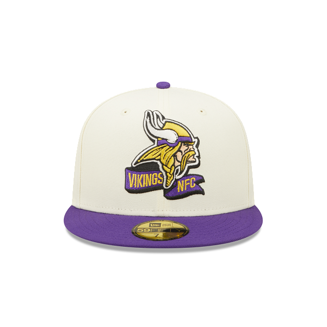 Hat: NFL - Minnesota Vikings Heather Gray/Purple Sideline Road Official  39THIRTY