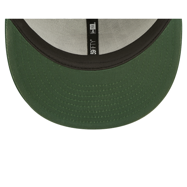 New Era Green Bay Packers 2022 Sideline Ink Dye 59FIFTY Fitted Hat
