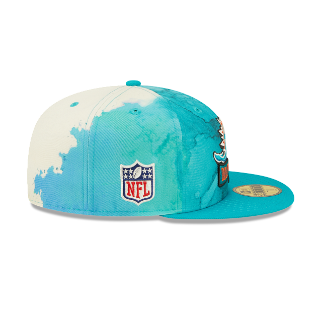 New Era Miami Dolphins 2022 Sideline Ink Dye 59FIFTY Fitted Hat