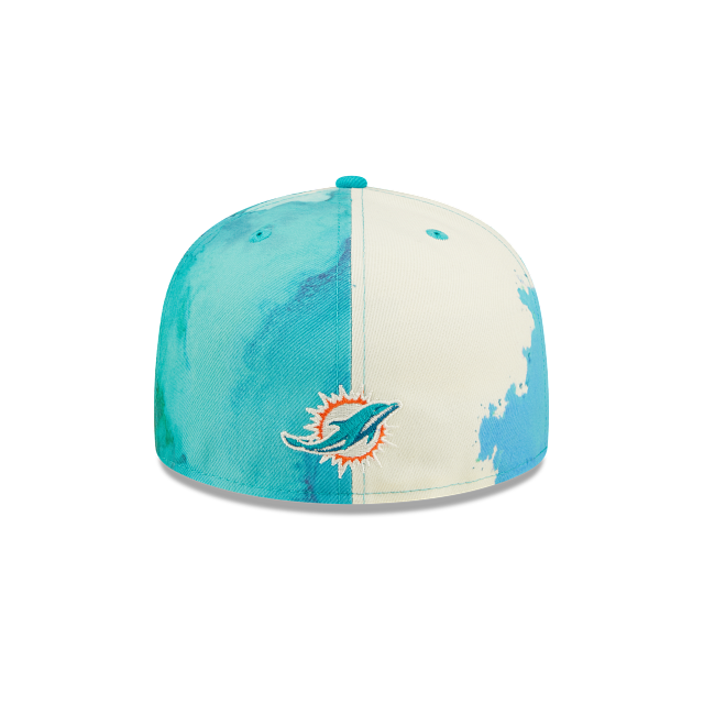 New Era Miami Dolphins 2022 Sideline Ink Dye 59FIFTY Fitted Hat