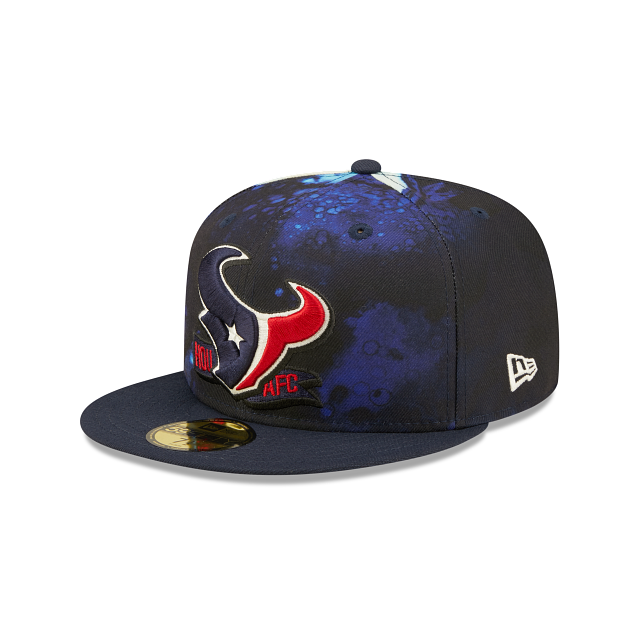 New Era Houston Texans 2022 Sideline Ink Dye 59FIFTY Fitted Hat