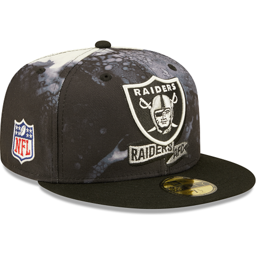 New Era Las Vegas Raiders 2022 Sideline Ink Dye 59FIFTY Fitted Hat