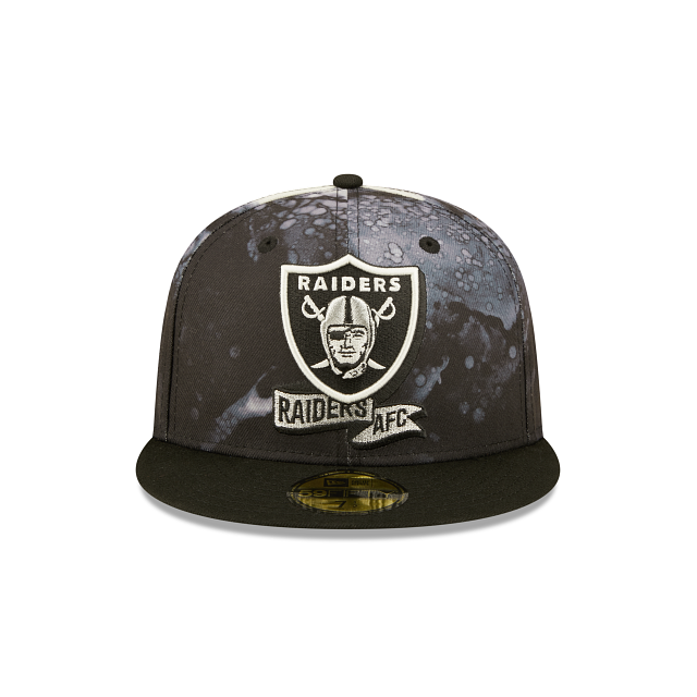 New Era Las Vegas Raiders 2022 Sideline Ink Dye 59FIFTY Fitted Hat