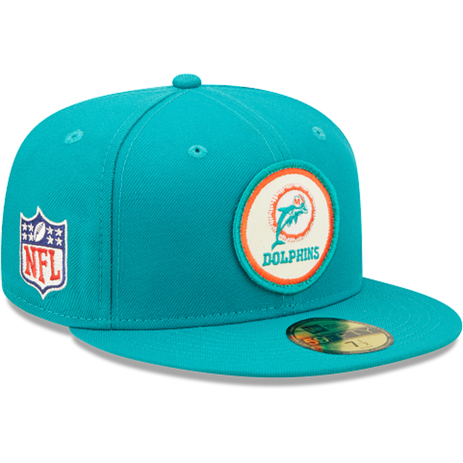 New Era Miami Dolphins 2022 Sideline Historic 59FIFTY Fitted Hat