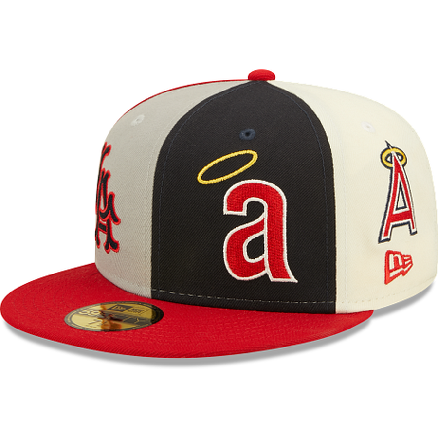 New Era  Los Angeles Angels Logo Pinwheel 2022 59FIFTY Fitted Hat