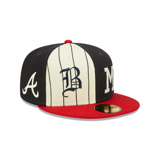 New Era  Atlanta Braves Logo Pinwheel 2022 59FIFTY Fitted Hat