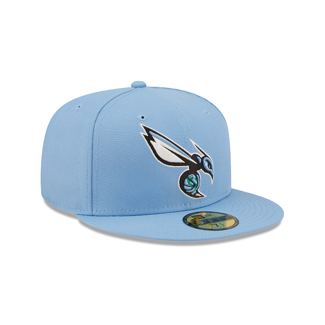 Charlotte Hornets New Era Back Half 9FIFTY Fitted Hat - White/Teal