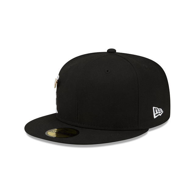 New Era Script Black 59FIFTY Day Fitted Hat