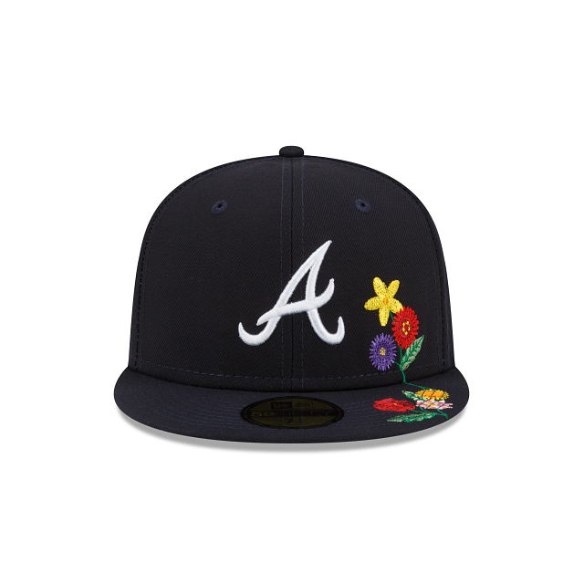 New Era Atlanta Braves Visor Bloom 2022 59FIFTY Fitted Hat