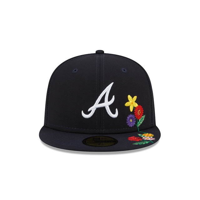 New Era  Atlanta Braves Visor Bloom 2022 59FIFTY Fitted Hat