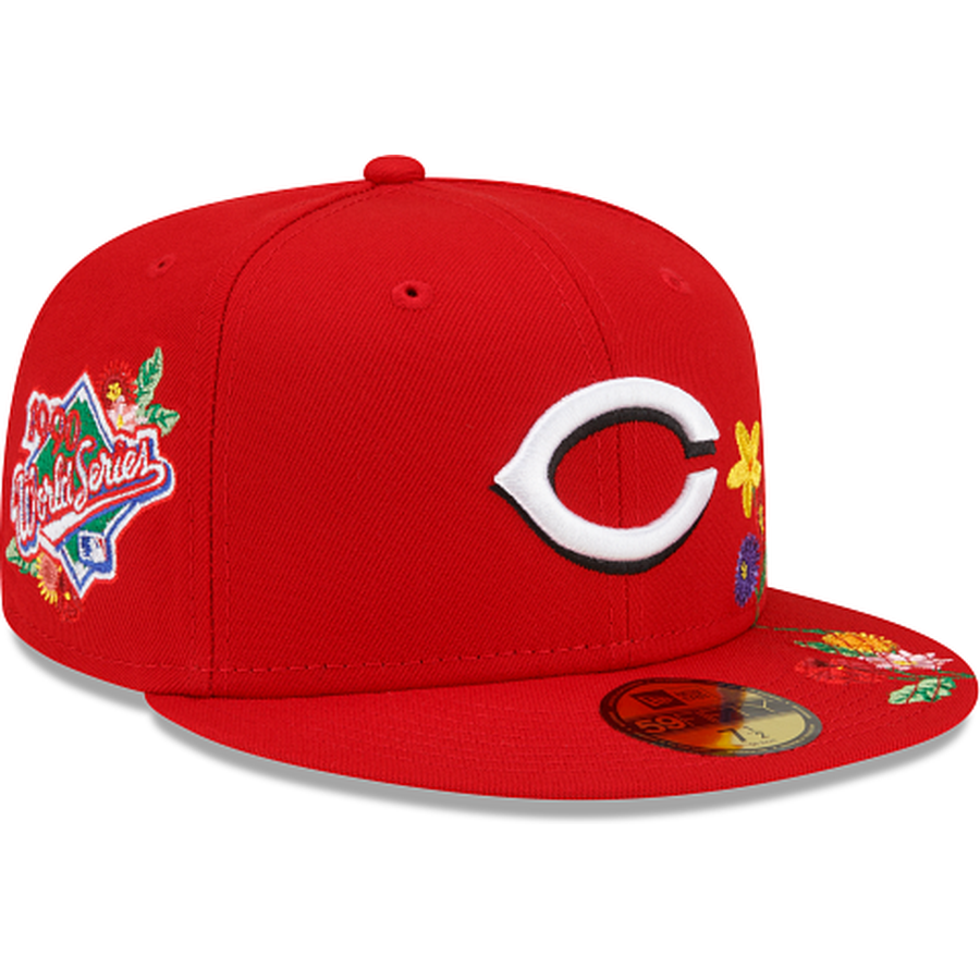 New Era  Cincinnati Reds Visor Bloom 2022 59FIFTY Fitted Hat