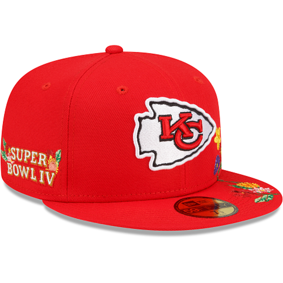 New Era  Kansas City Chiefs Visor Bloom 2022 59FIFTY Fitted Hat