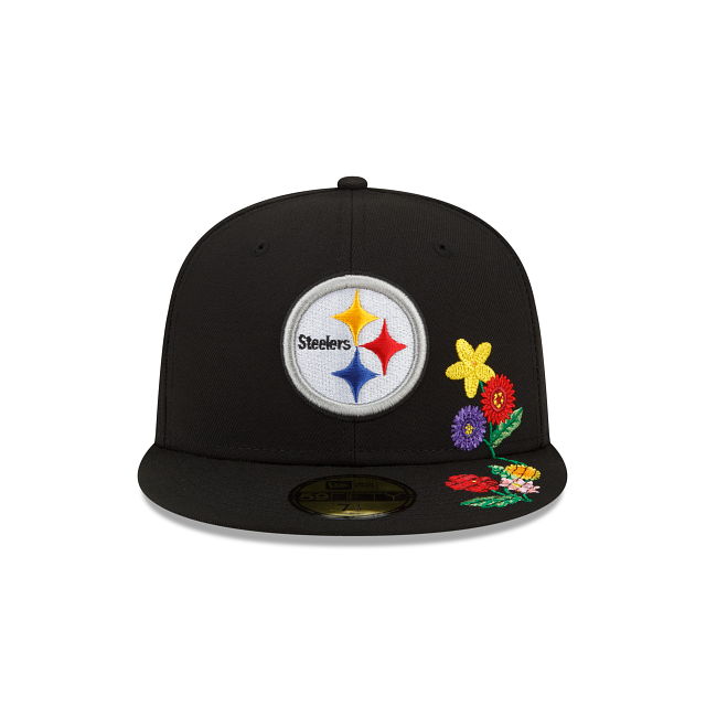 New Era  Pittsburgh Steelers Visor Bloom 2022 59FIFTY Fitted Hat
