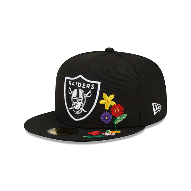New Era  Las Vegas Raiders Visor Bloom 2022 59FIFTY Fitted Hat