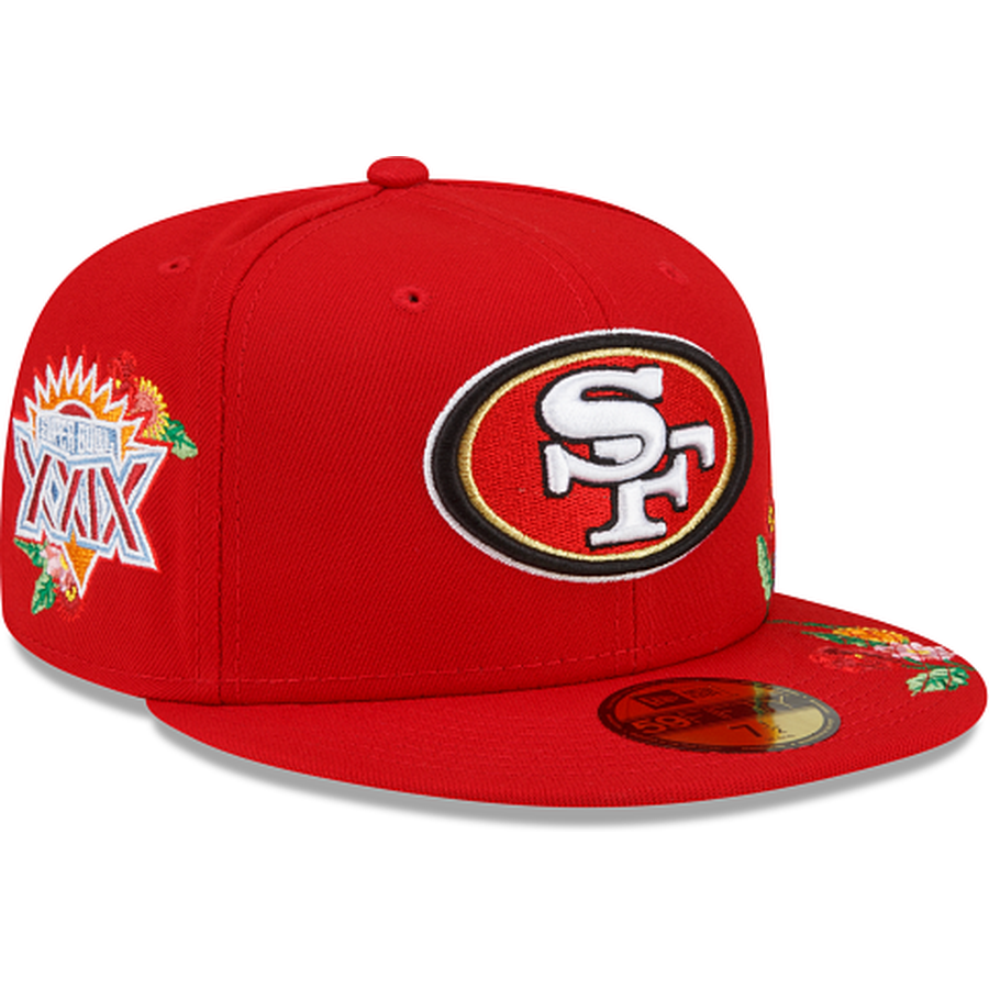 New Era  San Francisco 49Ers Visor Bloom 2022 59FIFTY Fitted Hat