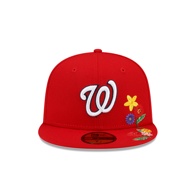 New Era  Washington Nationals Visor Bloom 2022 59FIFTY Fitted Hat