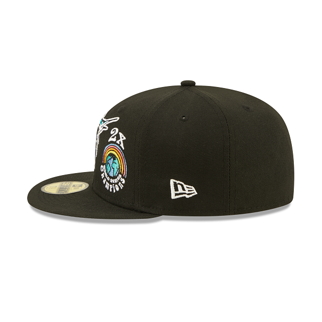 New Era Florida Marlins Groovy 2022 59FIFTY Fitted Hat