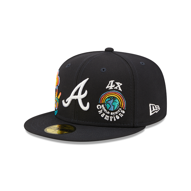 New Era Atlanta Braves Groovy 2022 59FIFTY Fitted Hat