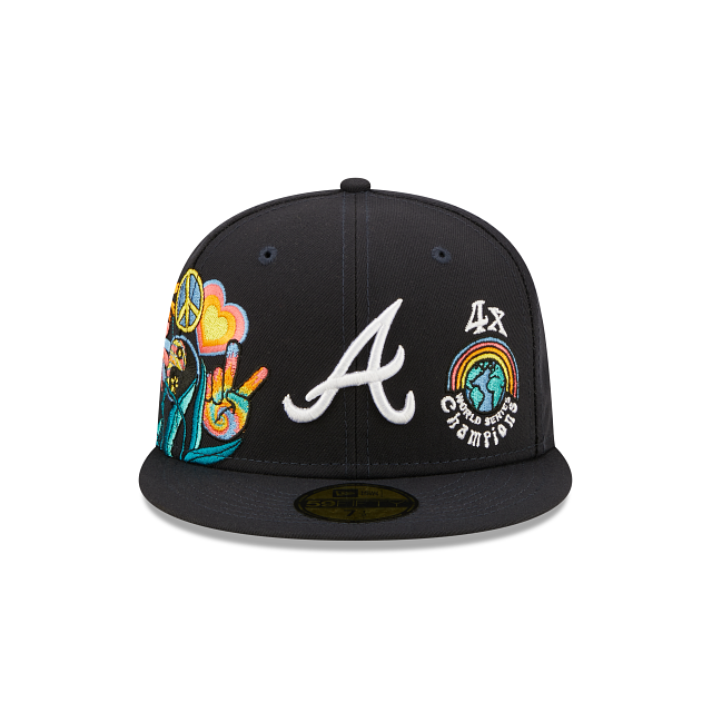 New Era Atlanta Braves Groovy 2022 59FIFTY Fitted Hat