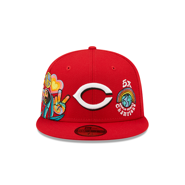 New Era Cincinnati Reds Groovy 2022 59FIFTY Fitted Hat