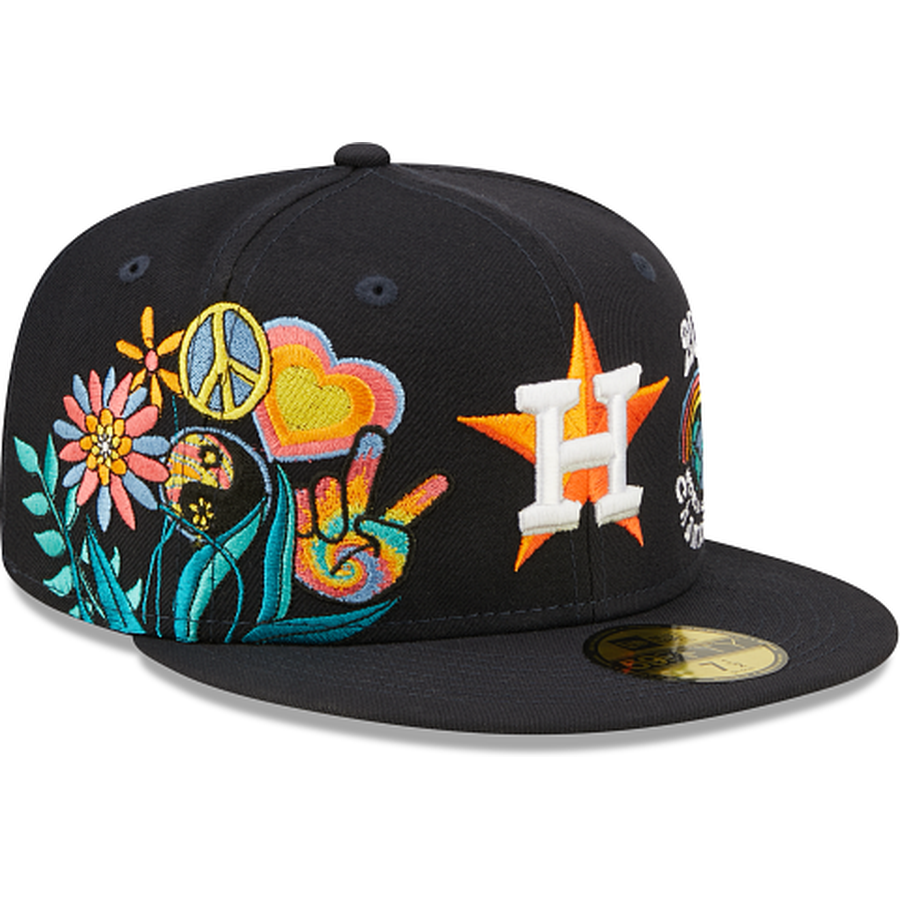 New Era Houston Astros Groovy 2022 59FIFTY Fitted Hat