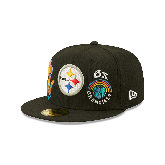 New Era Pittsburgh Steelers Groovy 2022 59FIFTY Fitted Hat