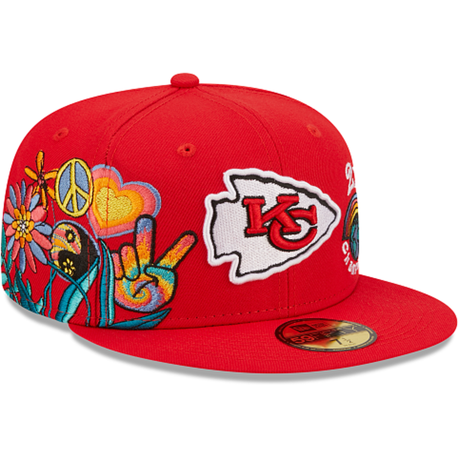 New Era Kansas City Chiefs Groovy 2022 59FIFTY Fitted Hat