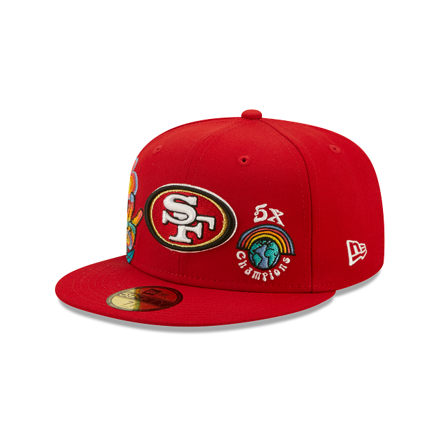 New Era San Francisco 49ers Groovy 2022 59FIFTY Fitted Hat