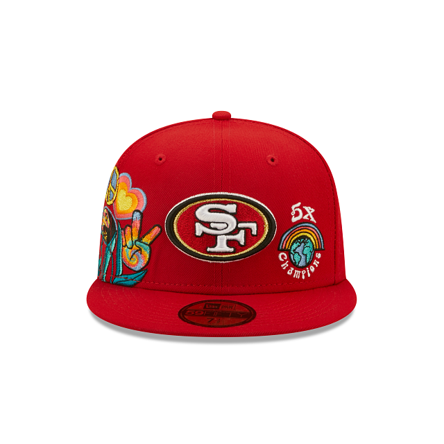 New Era San Francisco 49ers Groovy 2022 59FIFTY Fitted Hat