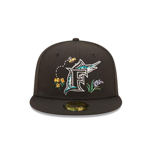 New Era Florida Marlins Watercolor Floral 2022 59FIFTY Fitted Hat