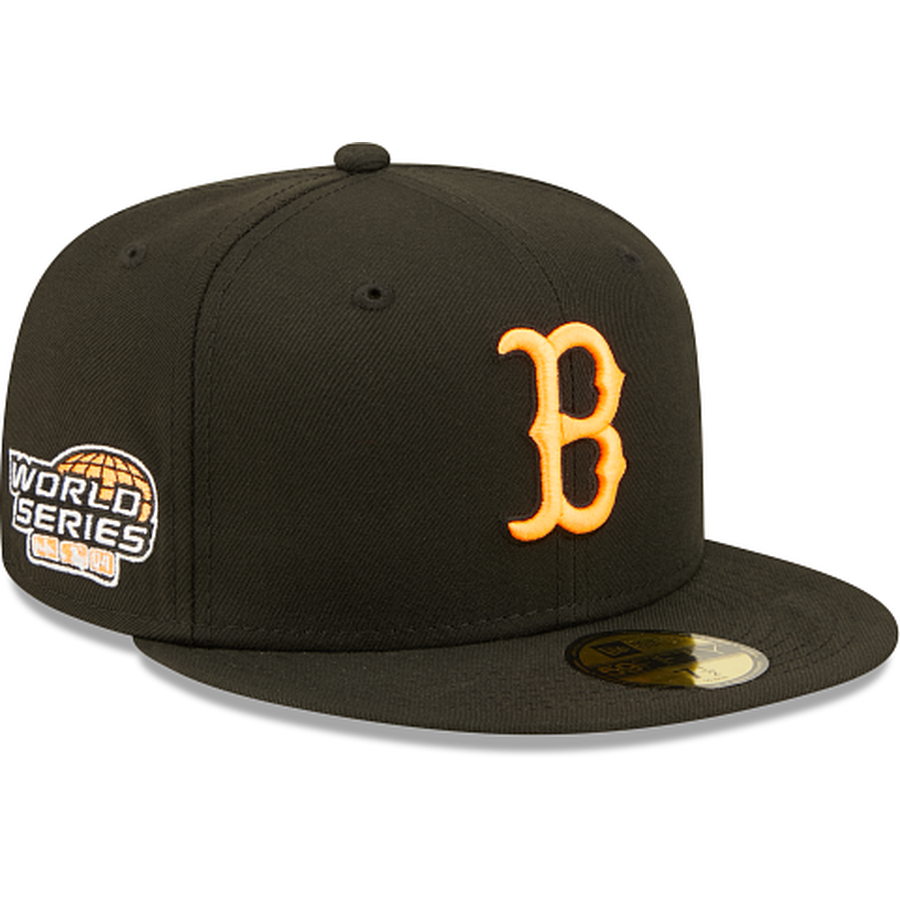 New Era Boston Red Sox Summer Pop Orange 2022 59FIFTY Fitted Hat