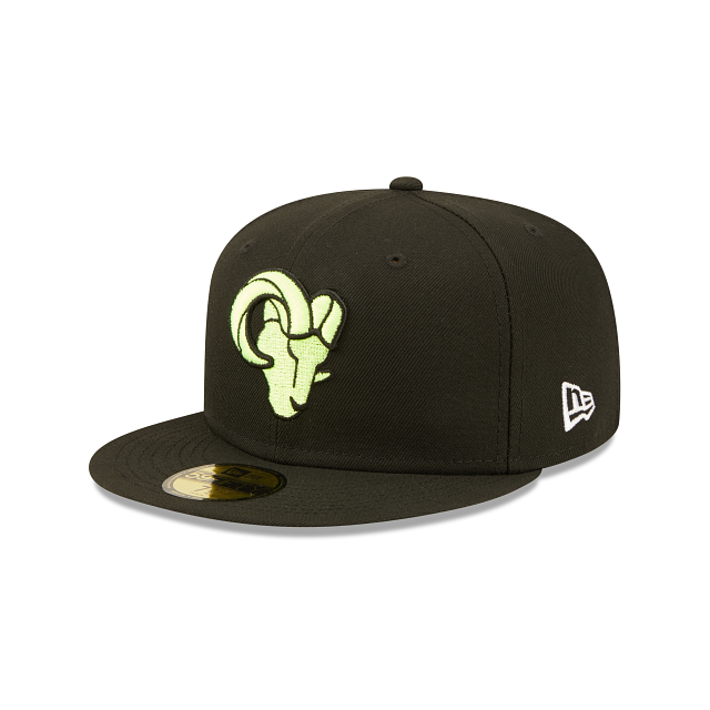 New Era Los Angeles Rams Summer Pop Yellow 2022 59FIFTY Fitted Hat